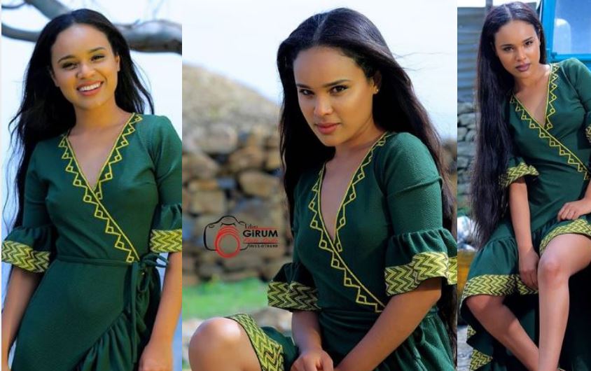 Beautiful And Talented Actress Selam Tesfaye Pose For A Photo