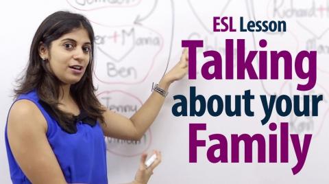 How to talk about your family - English Lesson