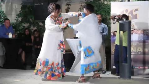 Fikirte Gethahun's and Welela Asefa's amazing dance on Dana drama
