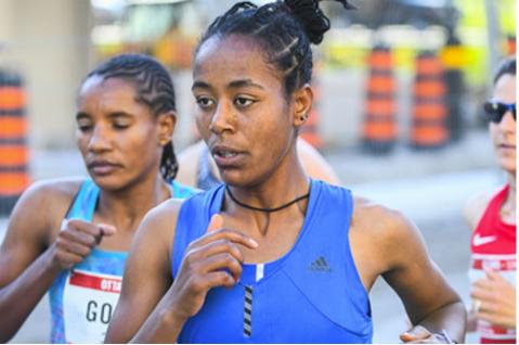 Netsanet Gudeta and Leul Gebresilase won the Ottawa 10,000 M race