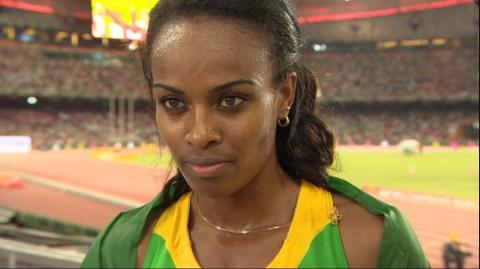 Genzebe Dibaba speak about her performance in London