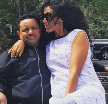Teddy Afro's and Amleset Muchie's amazing photo