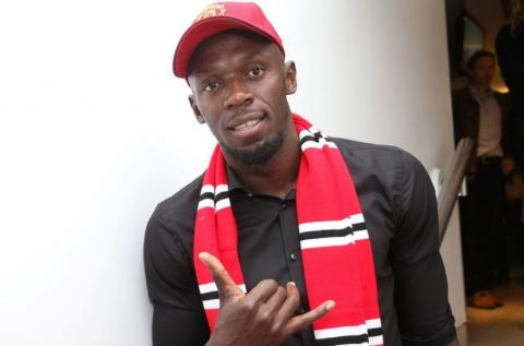 Usain Bolt talked about Manchester United club