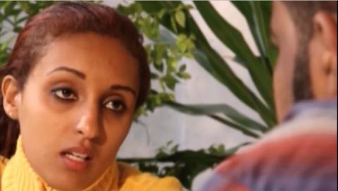 Hiwote Abebes's and Mahedar Assefa's moment on Yebet Lij movie