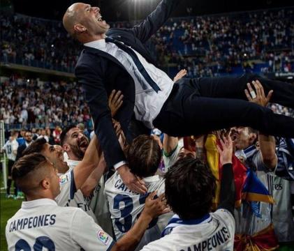 Real Madrid crowned La Liga Champions